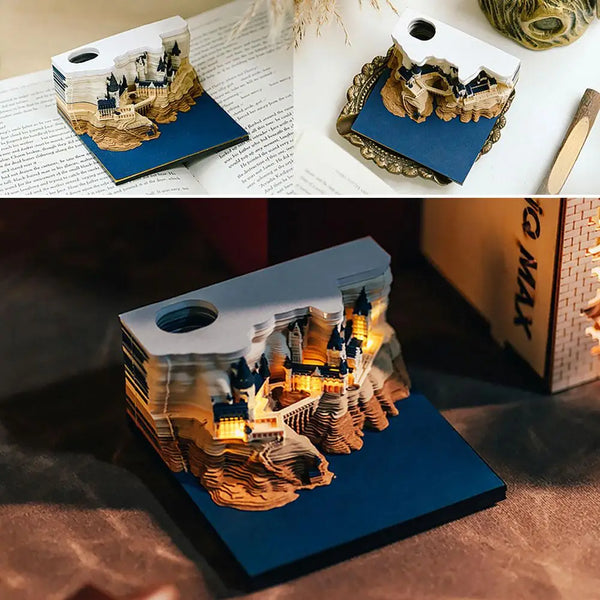 3D Desk calendar Memo Pad